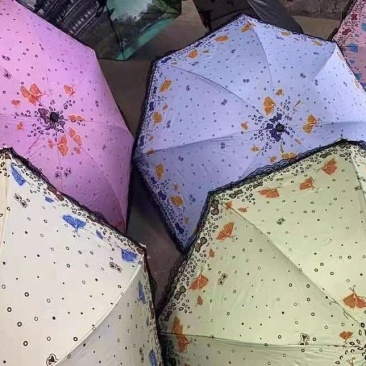 黑胶太阳伞批发夏季热销产品遮阳