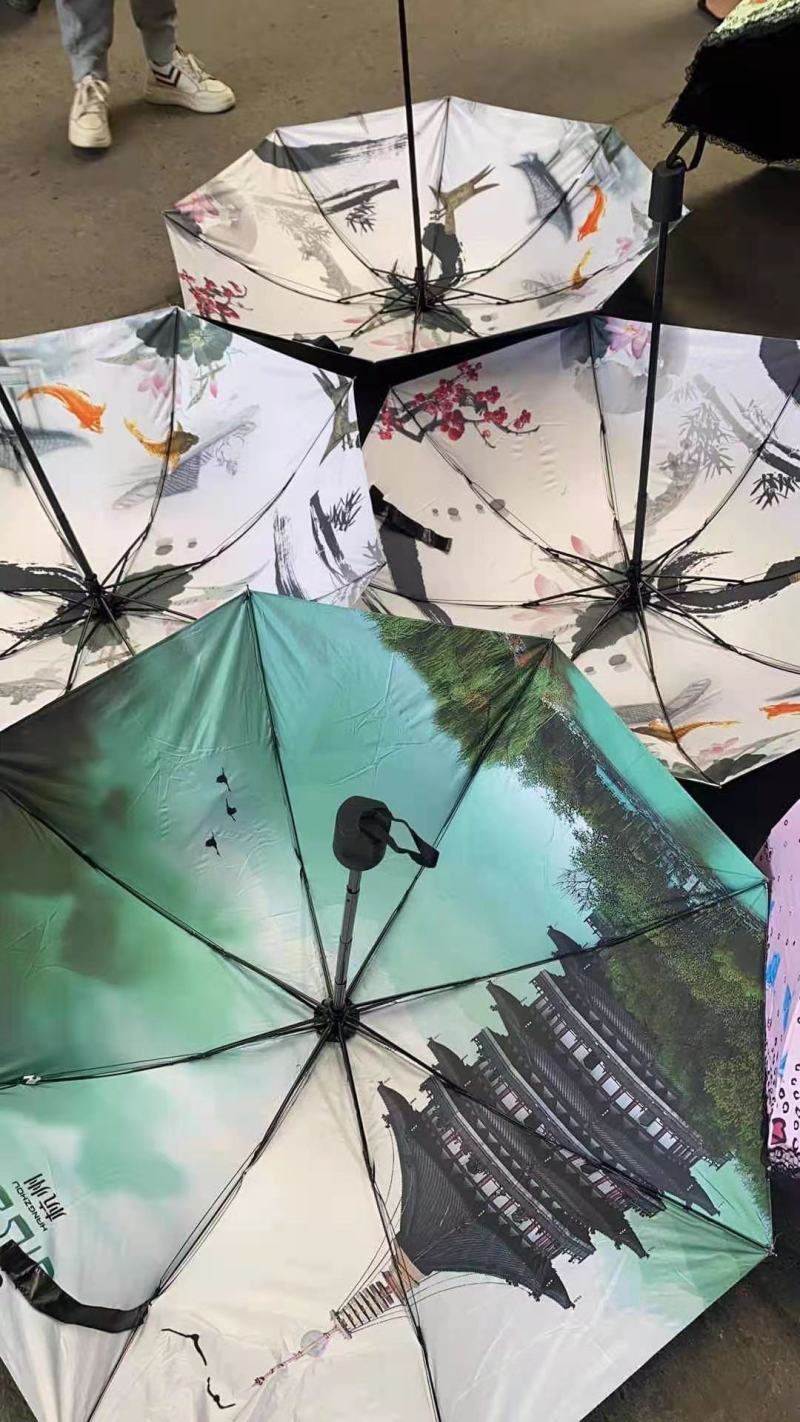 黑胶太阳伞批发夏季热销产品遮阳