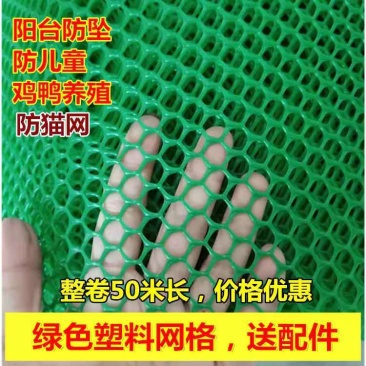 塑料网养殖鸡鸭鹅围栏网育雏苗网格垫鱼塘隔离栏网楼梯栏网