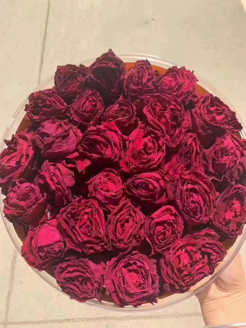 墨红玫瑰花茶王冠玫瑰新货食用玫瑰精挑细选一件代发