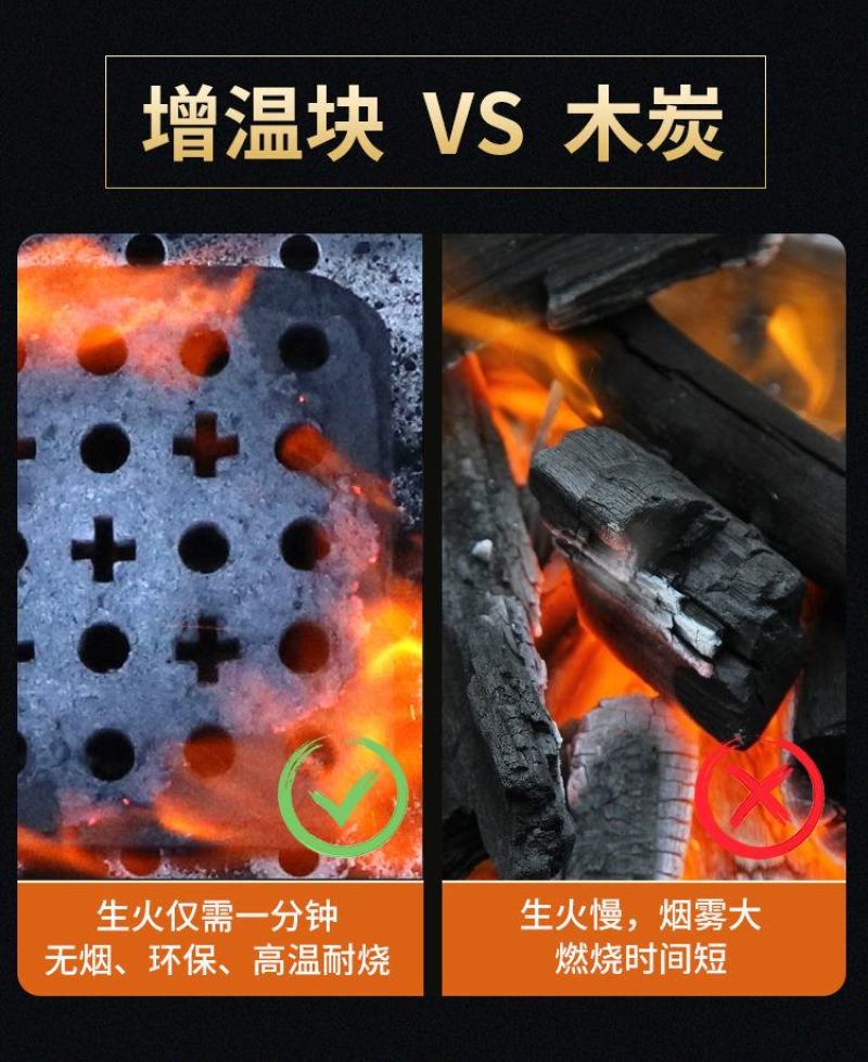 增温块大棚增温炭块蔬菜大棚升温块速燃持久
