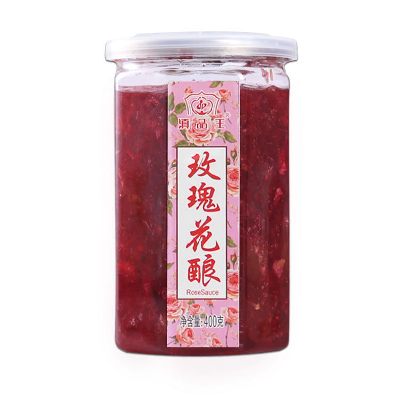 【包邮_400克玫瑰酱】玫瑰酱400克瓶装云南高原果酱