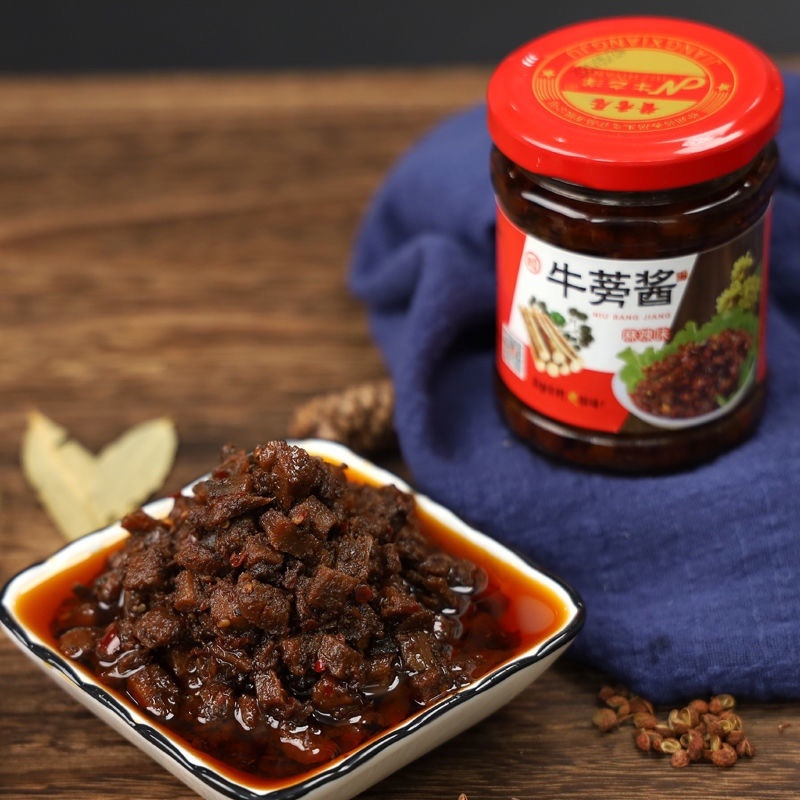 【包邮_2瓶牛蒡酱】热销江苏徐州土特产酱菜牛蒡酱