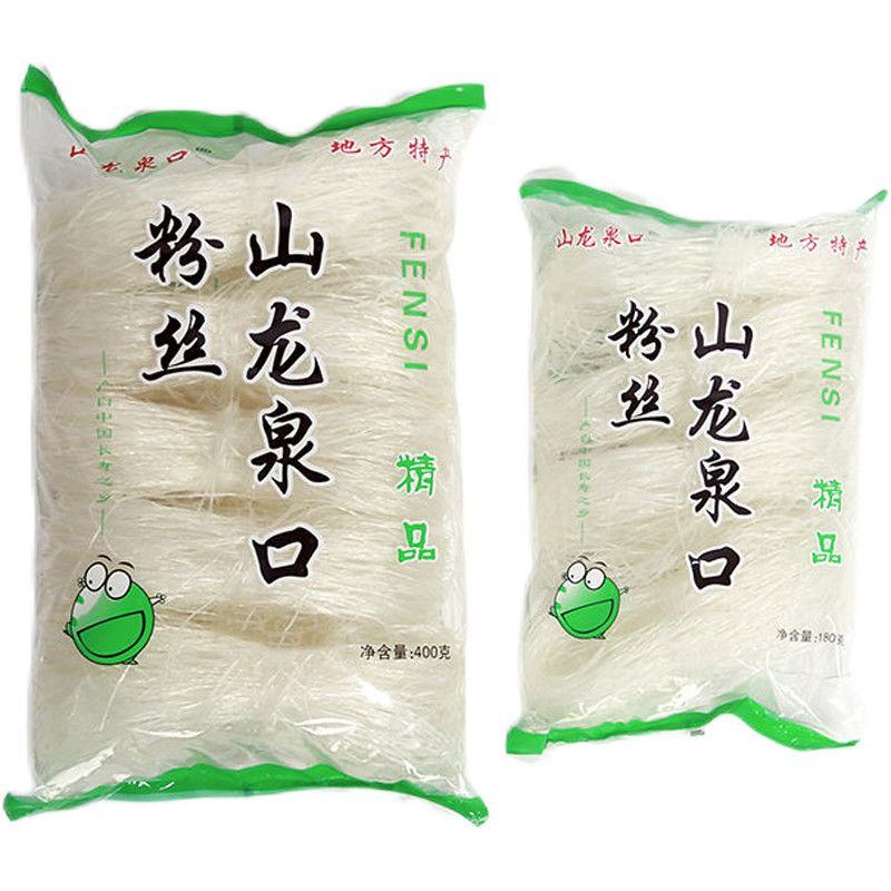 正宗龙口工艺绿豆小麦酸辣麻辣烫花甲凉拌火锅爆肚冲泡型粉丝