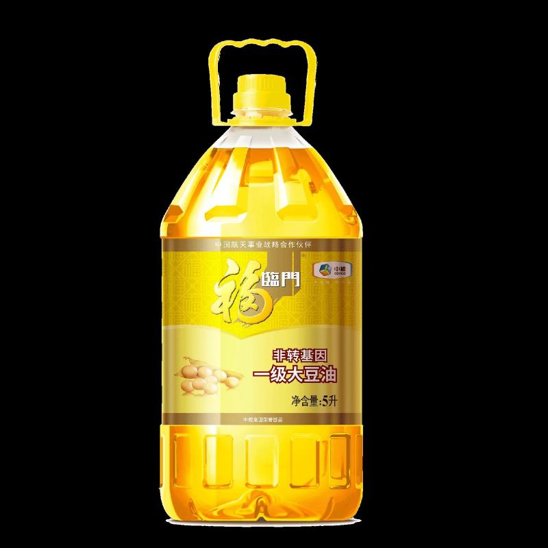 非转基因一级大豆油5L中粮福临门食用油5升油植物油批