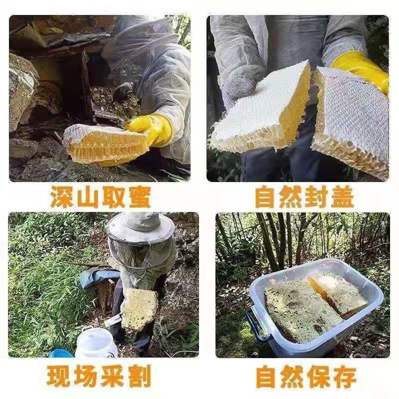 野生蜂蜜中蜂蜜江西深山土蜂蜜波美度42度蜂蜜批发零售