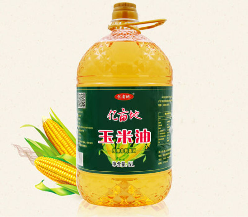 【非转基因玉米油】亿亩地5升玉米油压榨一级非转基因玉