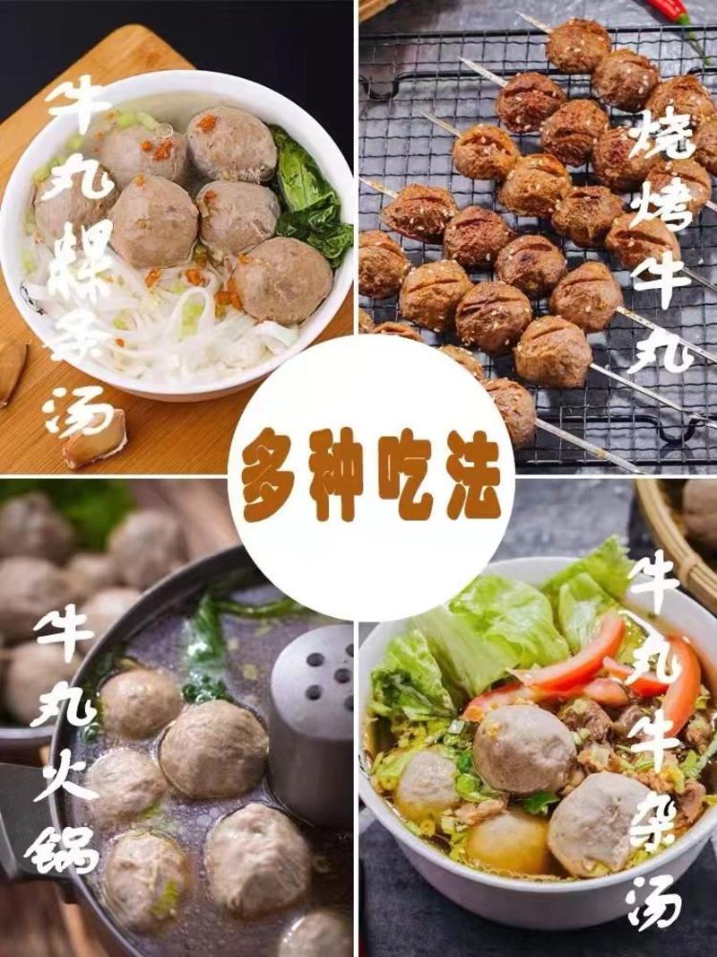 【精品】潮汕牛肉丸真材实料口感鲜嫩一手货源全国发货