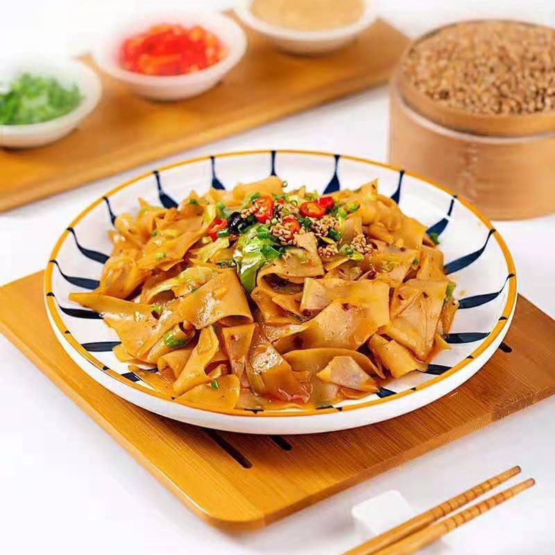 面片面叶整箱批发早餐方便速食柳叶面原味挂面手工干面片刀削