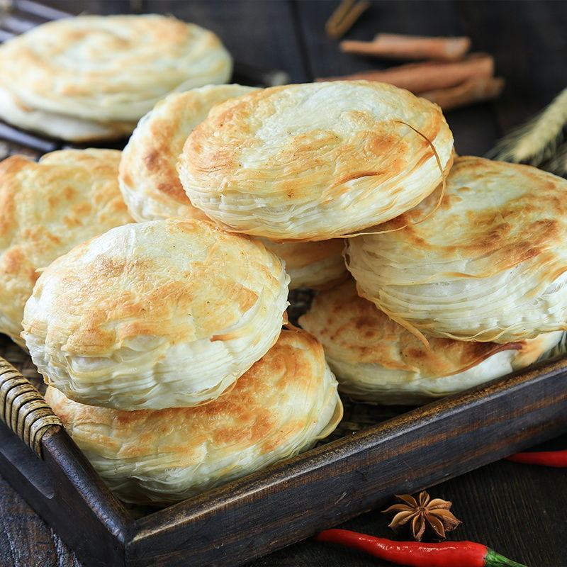 陕西肉夹馍生饼胚冷冻装方便面食手工半成品潼关早餐千