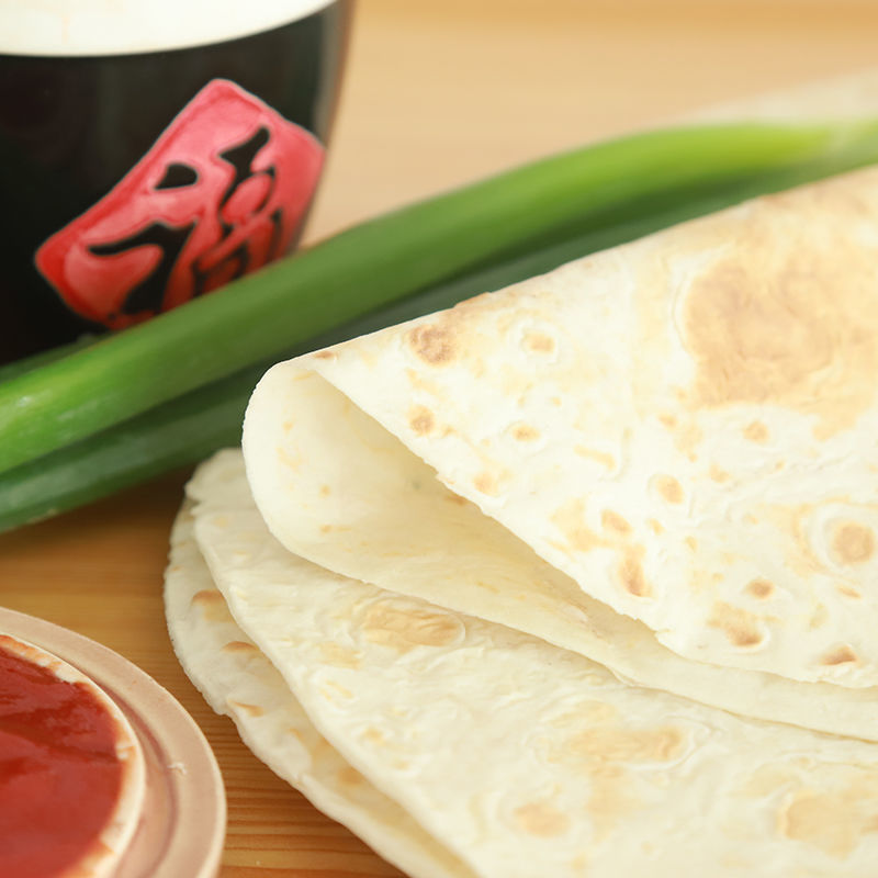 大饼山东面食卷饼手工单饼鸡肉面饼薄饼面粉烙饼传统早餐饼包