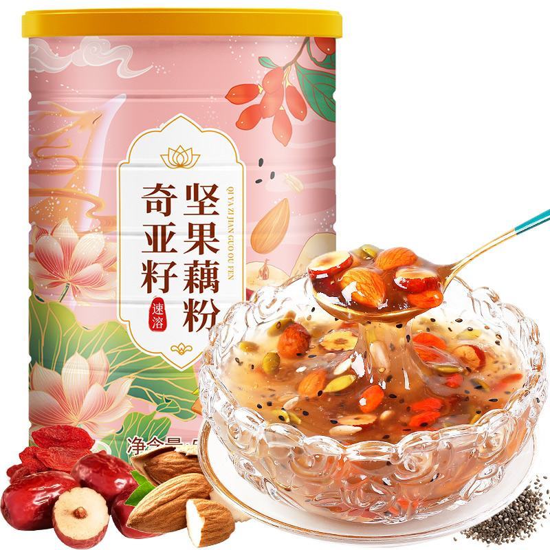 网红爆品500克坚果多多软糯丝滑饭前来一杯果腹有三种口味