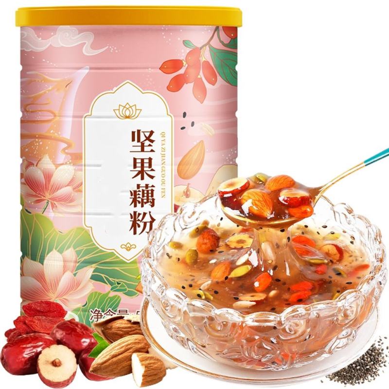 网红爆品500克坚果多多软糯丝滑饭前来一杯果腹有三种口味