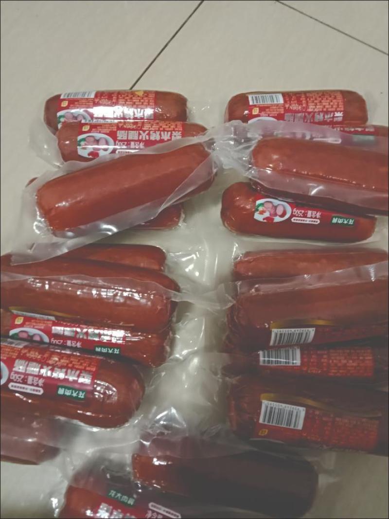 龙大梨木烤火腿肠250克/根肉食精猪里脊肉里昂香肠开袋即