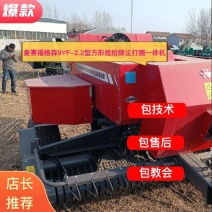 麦赛福格森9YF-2.2型方形捡拾除尘打捆一体机。