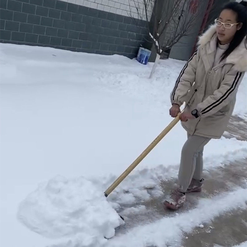 推雪铲特大号加宽收粮食清粪铲猛钢加厚养殖场多用铲农用除雪