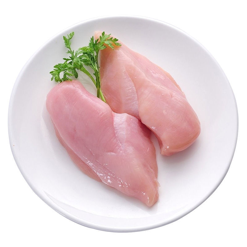 安心新鲜鸡胸肉冷冻鸡胸肉健身食材鸡大胸去皮鸡脯肉减脂期主