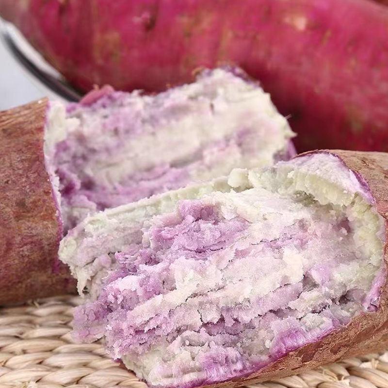 冰淇淋番薯紫薯地瓜红薯沙地一点红现挖花心板栗番薯新鲜批发