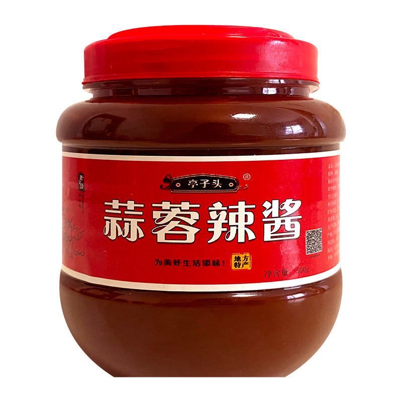 亭子头蒜蓉辣酱辣椒酱正宗批发桶装香辣拌饭酱下饭菜烧烤拌面