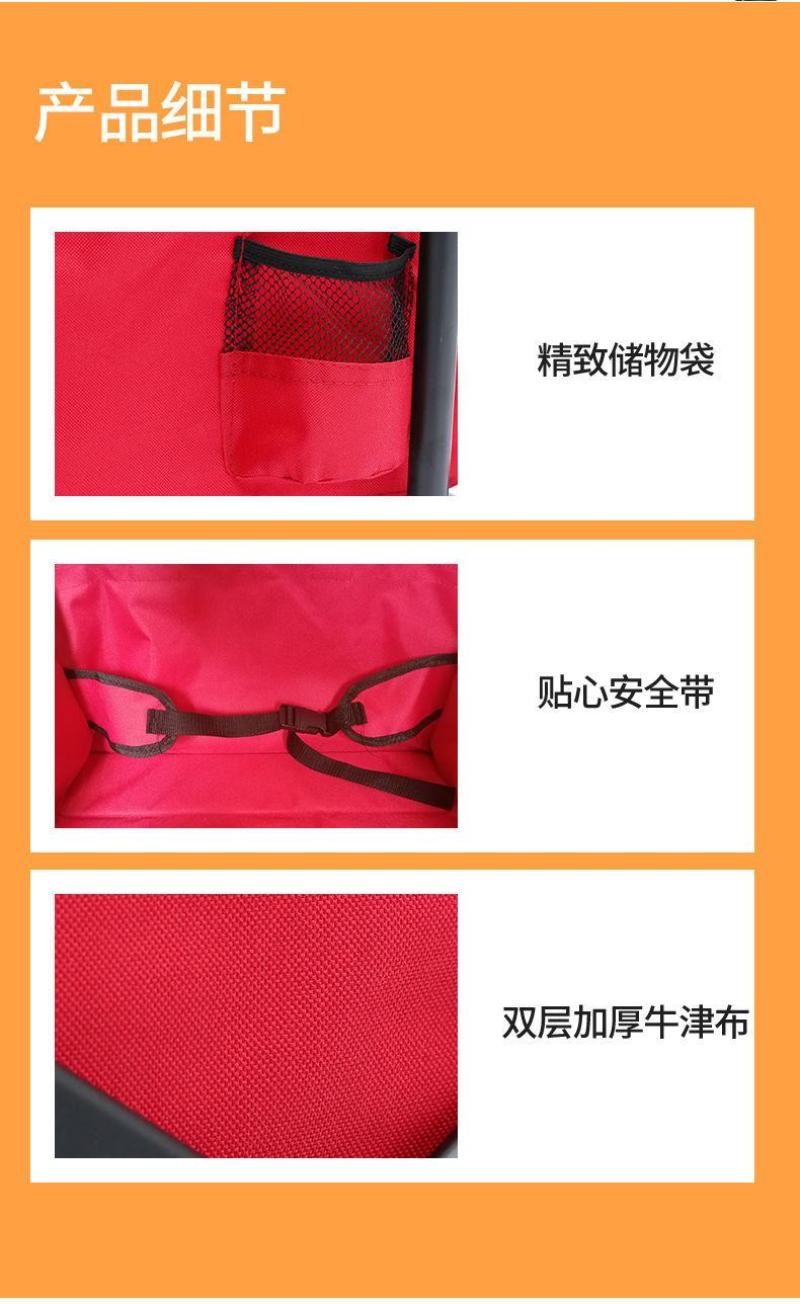 四轮拉货小拉车购物车推车营地车拖车拉杆手拉车摆摊露营快递