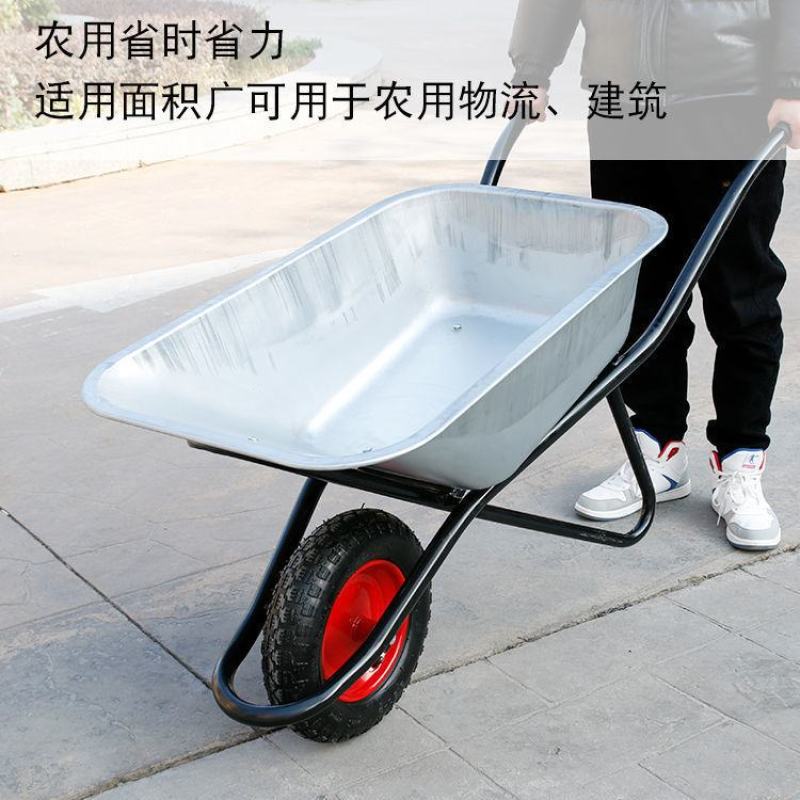 包邮独轮双轮手推车农业小推车货运车花园推车垃圾搬运车家用