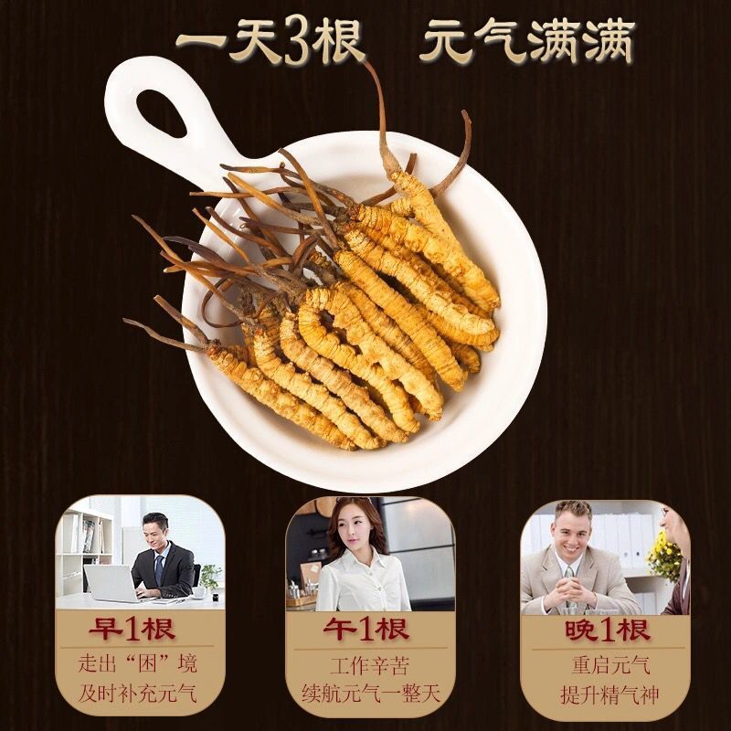 2021正宗冬虫夏草野生冬虫草虫草王滋补甘孜非那曲虫草精
