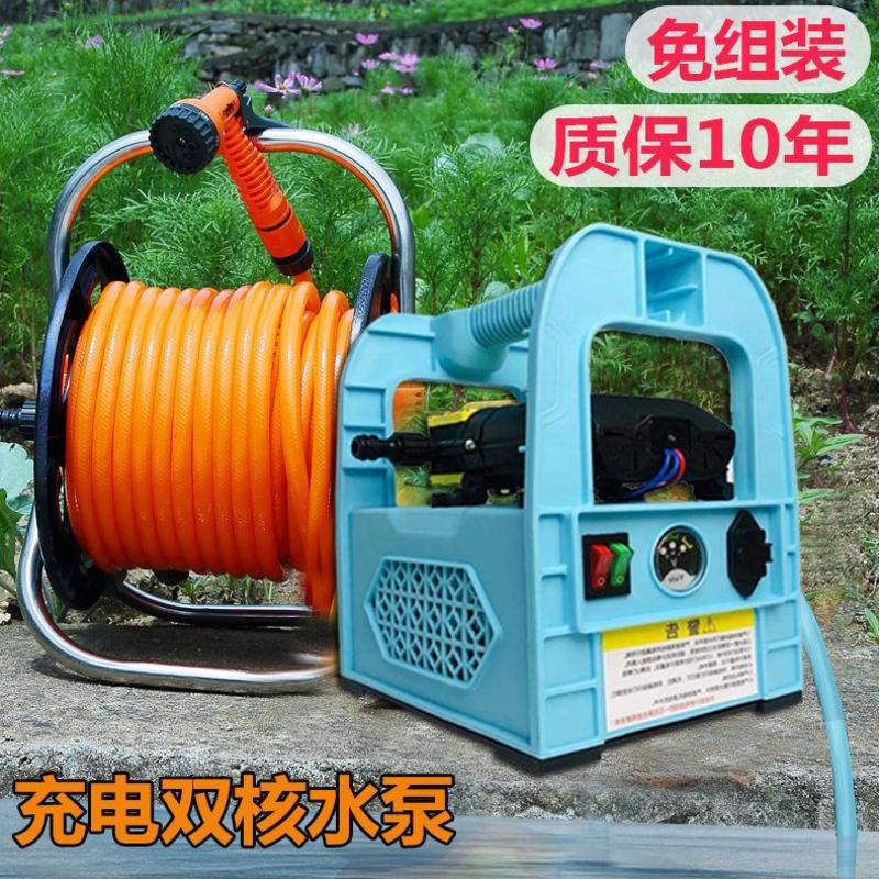 锂电小型充电式抽水泵浇菜神器浇水浇地机农用灌溉家用户外自