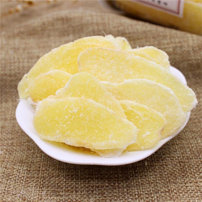 糖姜片山东特产零食农家自制蜂蜜冰糖甜味生姜片干汁泡茶50