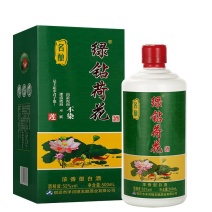 白酒整箱绿钻荷花酒52度/42度浓香型白酒500ML*6