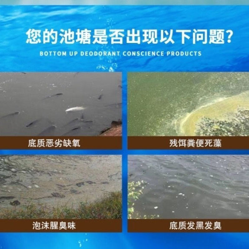 通威底改水产养殖改底除臭净水杀菌底好过硫改底2斤一件代发
