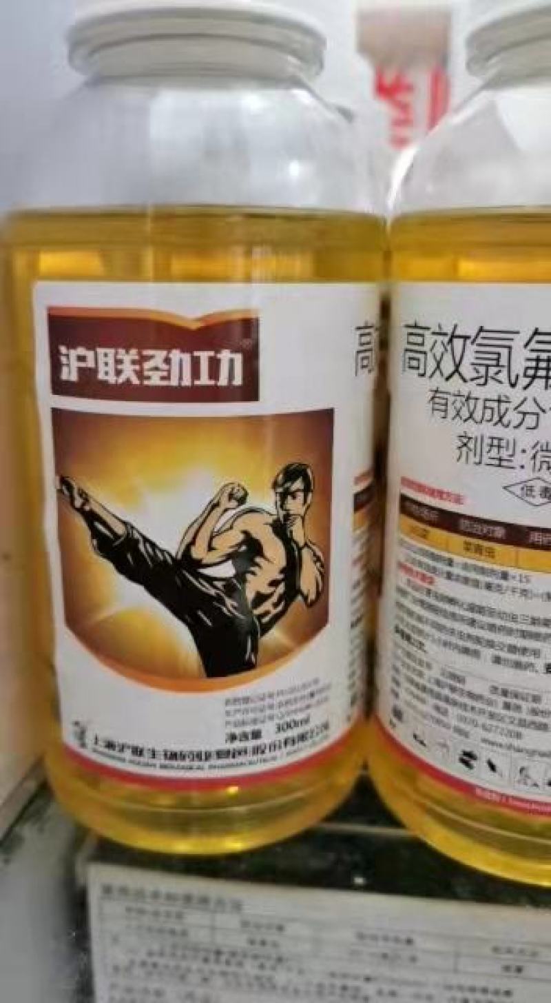 沪联劲功5%高效氯氟氰菊酯菜青虫杀虫剂农药