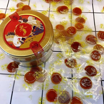 新品上市，鲜参蜜片，（大中小号）高档铁盒便携装
