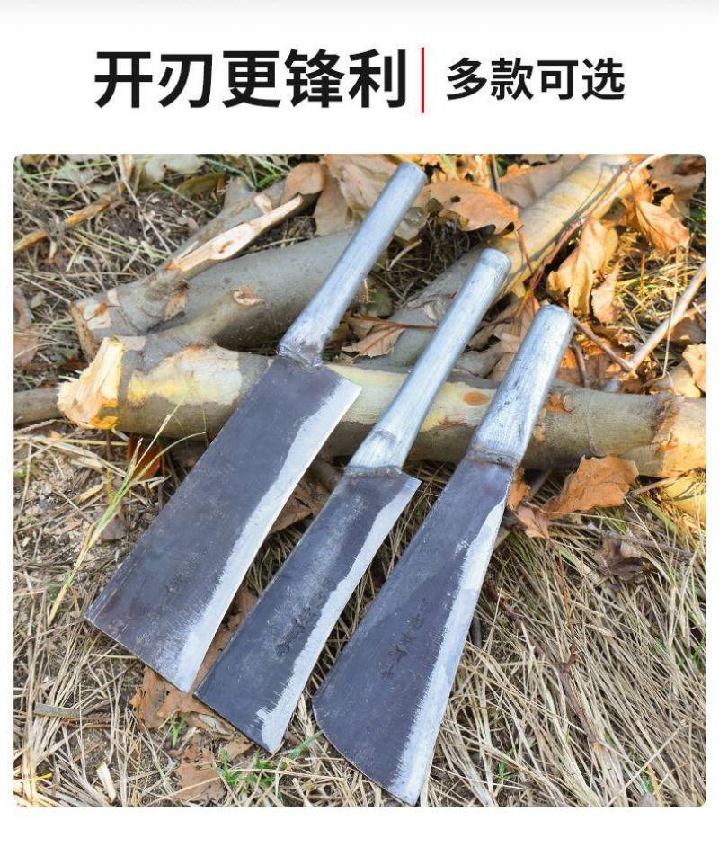 砍柴刀锰钢砍树刀柴刀劈柴弯刀农用镰刀割草除草砍柴专用砍树