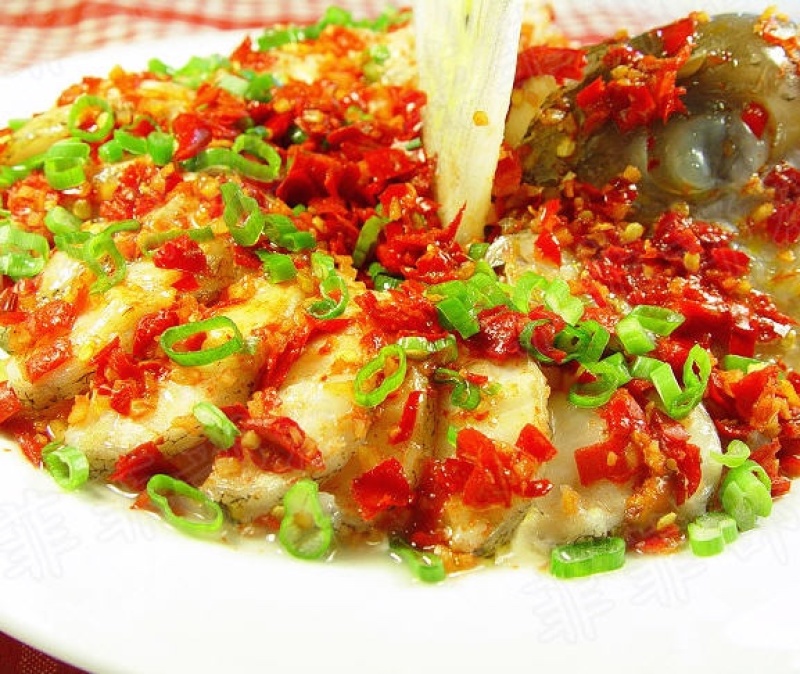千岛湖蒜香朝天椒传统于艺蒜香调味蒸鱼辣酱无油饭店酒店餐饮用