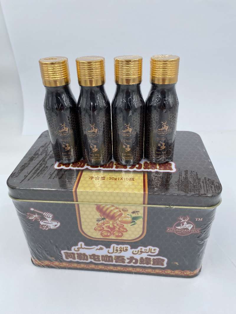 蜂蜜新疆男人吃黑蜂蜜男士持久速男性食品效食物蜂蜜茶30m