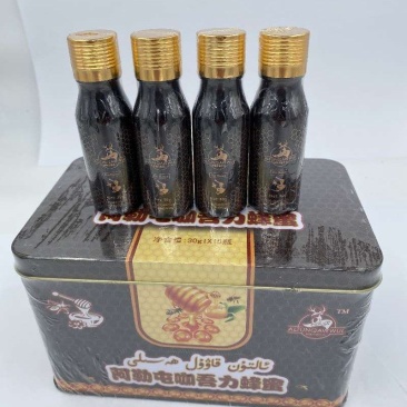 蜂蜜新疆男人吃黑蜂蜜男士持久速男性食品效食物蜂蜜茶30m