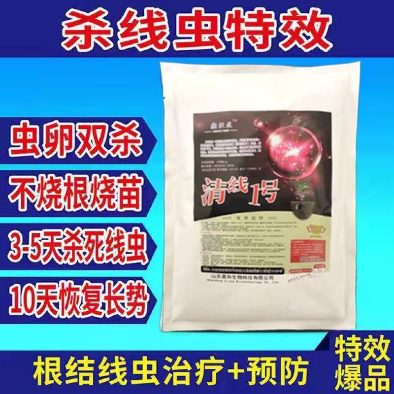淡紫拟青霉+侧孢+厚孢轮枝菌药根结线虫根线虫虫卵双杀线虫