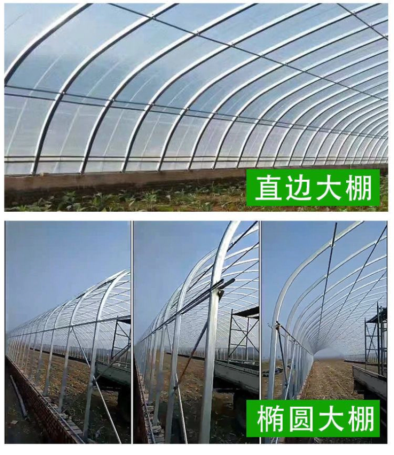 种植大棚蔬菜冬季暖棚种植棚大棚钢架管蔬菜种植棚