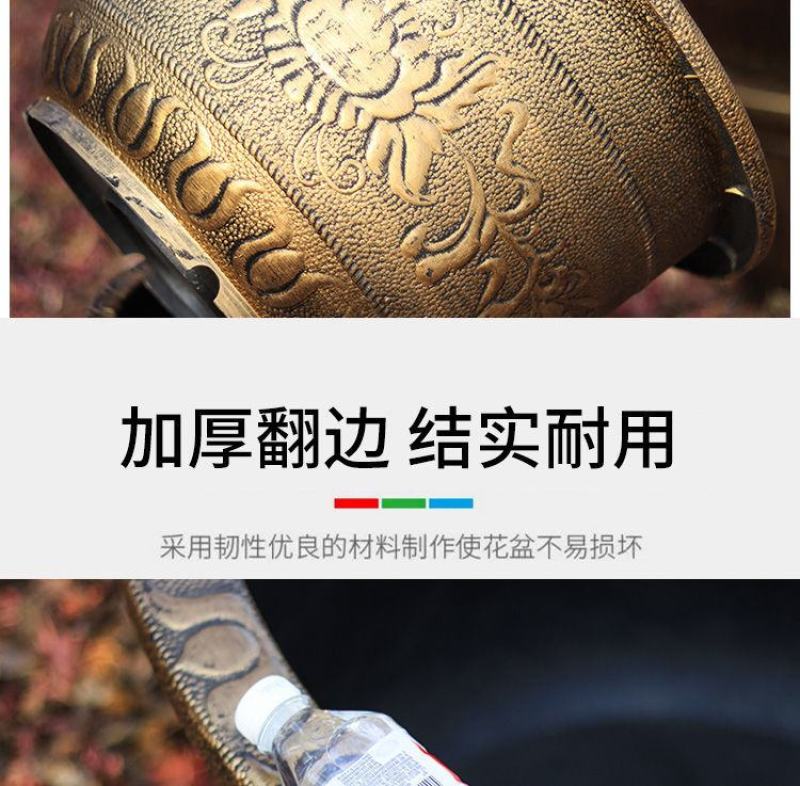 大花盆特大号树脂加厚仿陶瓷果树塑料盆阳台庭院种树缸盆特价