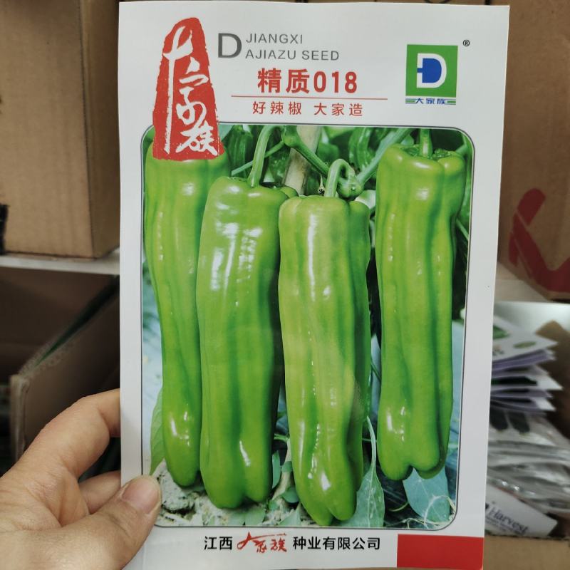 薄皮青辣椒种子早熟高产薄皮虎皮青椒泡椒种籽耐低温泡椒种子