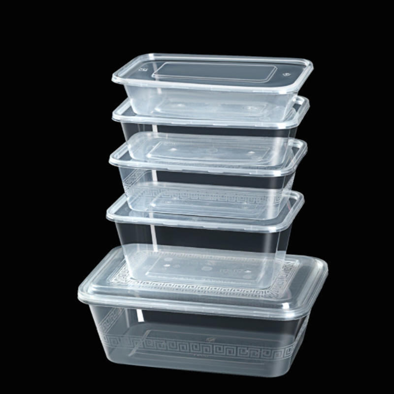 一次性餐盒饭盒上班族微波炉加热便当盒保鲜盒打包盒塑料盒透