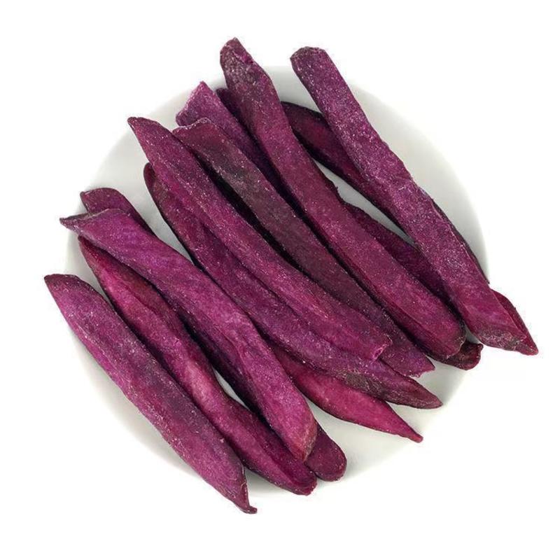 香脆紫薯干紫薯条番薯干地瓜干紫薯干蔬菜薯条休闲零食包邮
