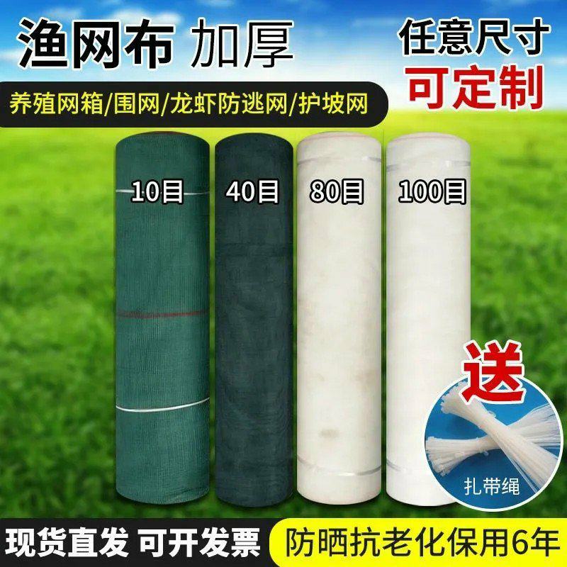 渔网网布围网养殖网青蛙牛蛙泥鳅黄鳝养殖围网网布
