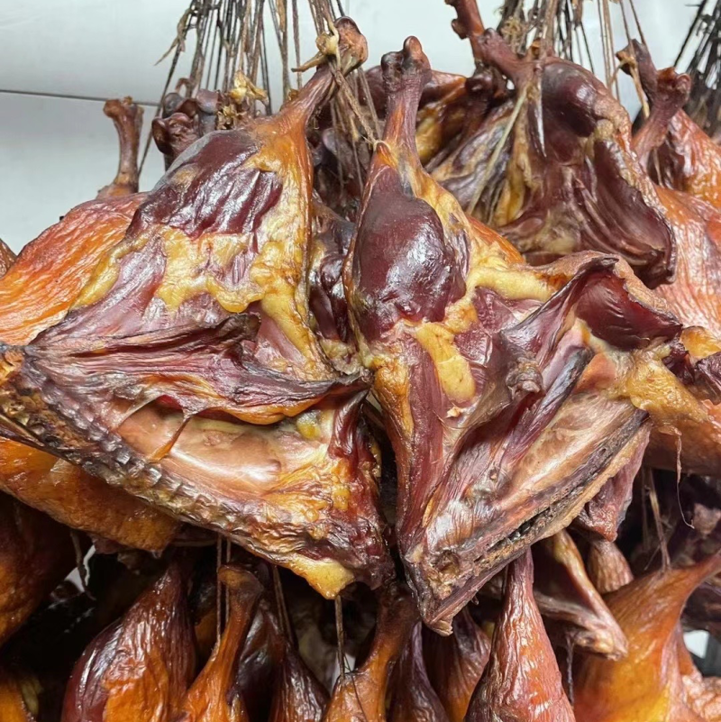 【酱鸭】烟熏干鸭边腿一手工厂餐饮净菜食品供应地毯新模式