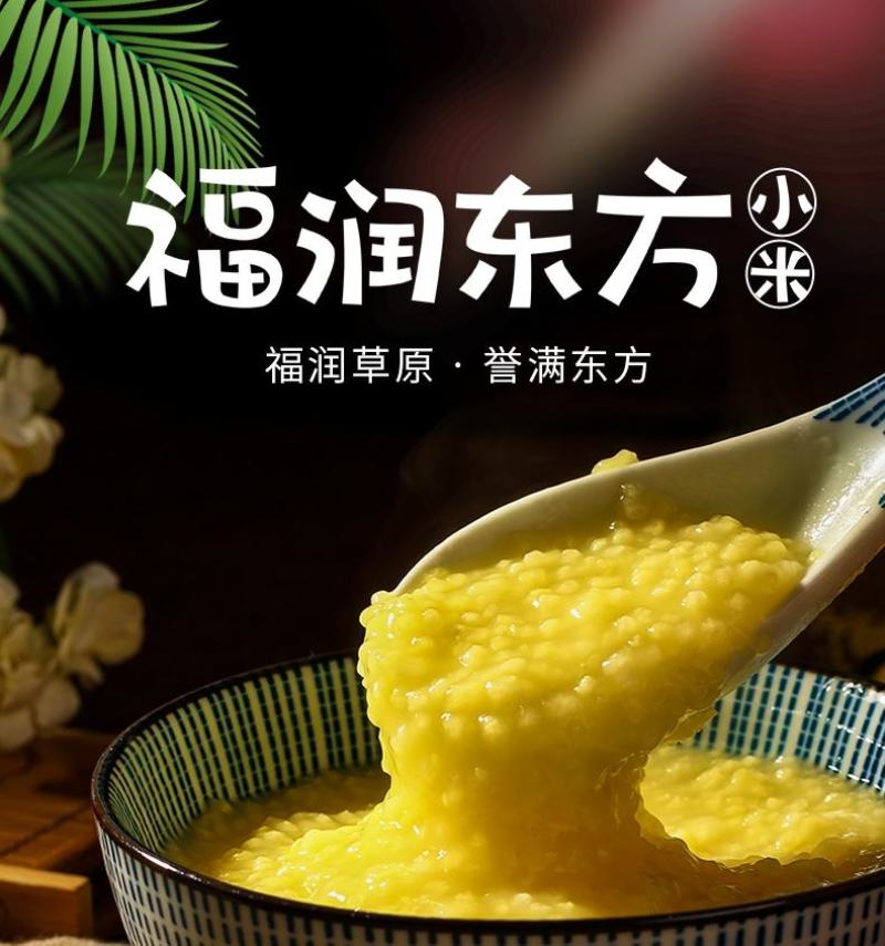 【限时促销】福润东方家庭装5斤k1小米，一件代发包邮