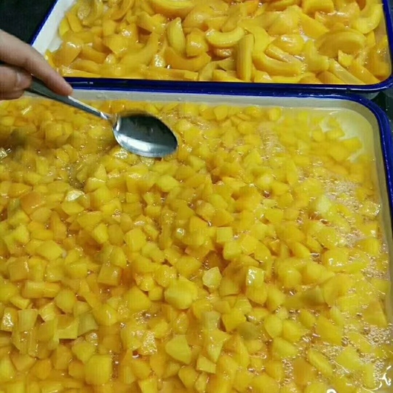 黄桃罐头商用大罐3千克6斤装黄桃条黄桃丁黄桃对餐饮水果捞