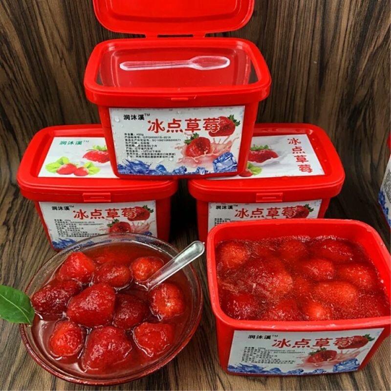 丹东冰点九九草莓罐头一手批发，放心购买