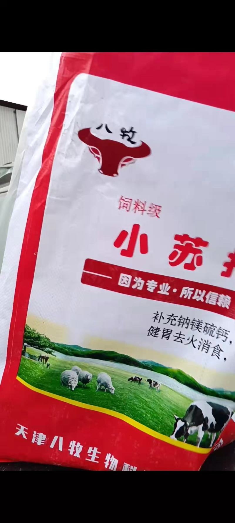 猪牛羊兽用天津红三角小苏打50公斤袋养殖饲料畜禽催肥