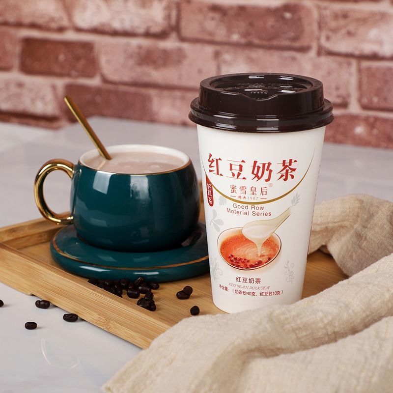 奶茶整箱30杯草莓香芋原味混合口味蜜雪皇后速溶冲饮早餐奶
