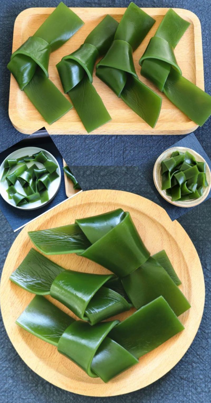 盐渍海带结厚实海带结凉拌炖肉海带结鲜海带结5斤装包邮